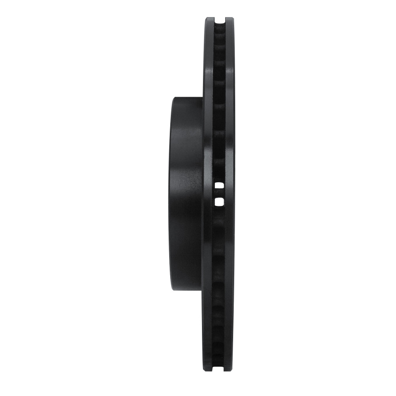 Toyota MR2 Spyder Brake Rotor (1) - Front Right - R1 Concepts - Drilled & Slotted - Black - `00-`05